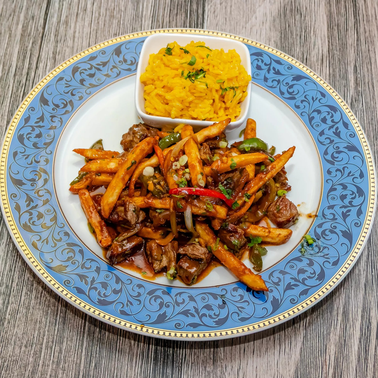 Delicious Lomo Saltado Awaits