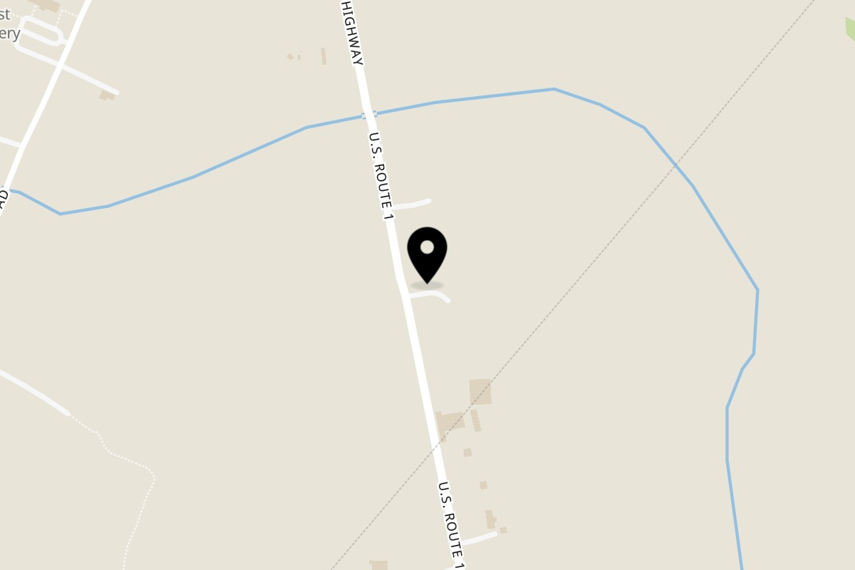 Map showing the location of Olla Cafe & Bar on 2777 Jefferson Davis Hwy #103 in Stafford